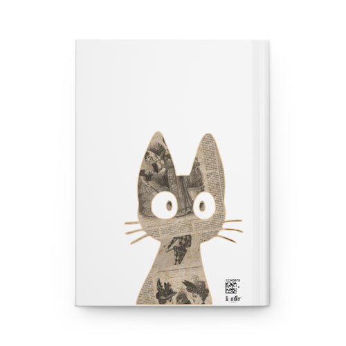 Collaged Cats | Hardcover Journal