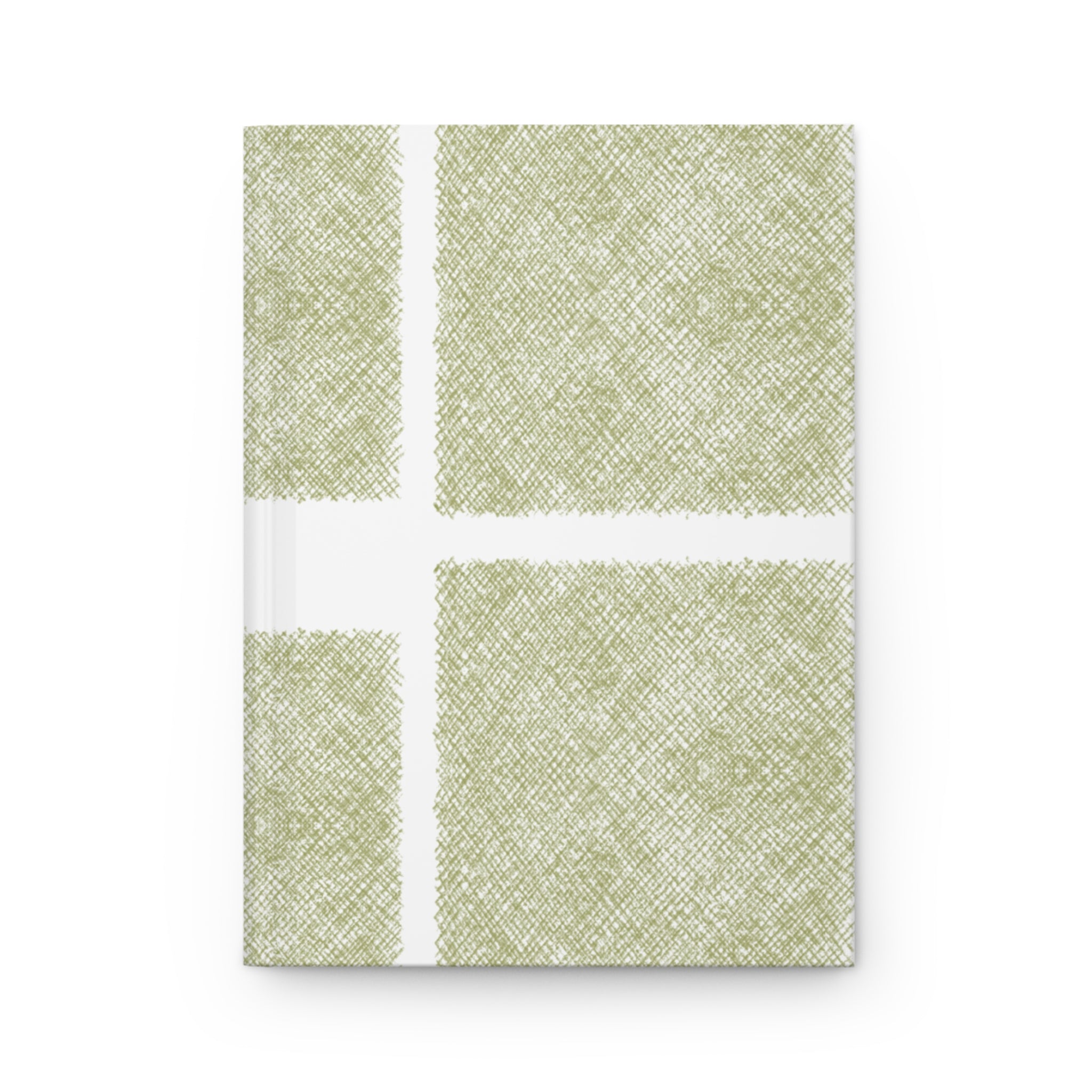 Green Abstract Hardcover Journal