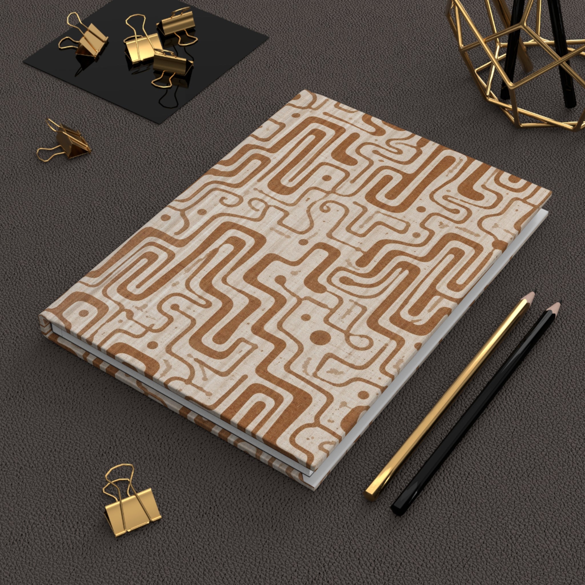 Abstract Geometric | Hardcover Journal (Lined)