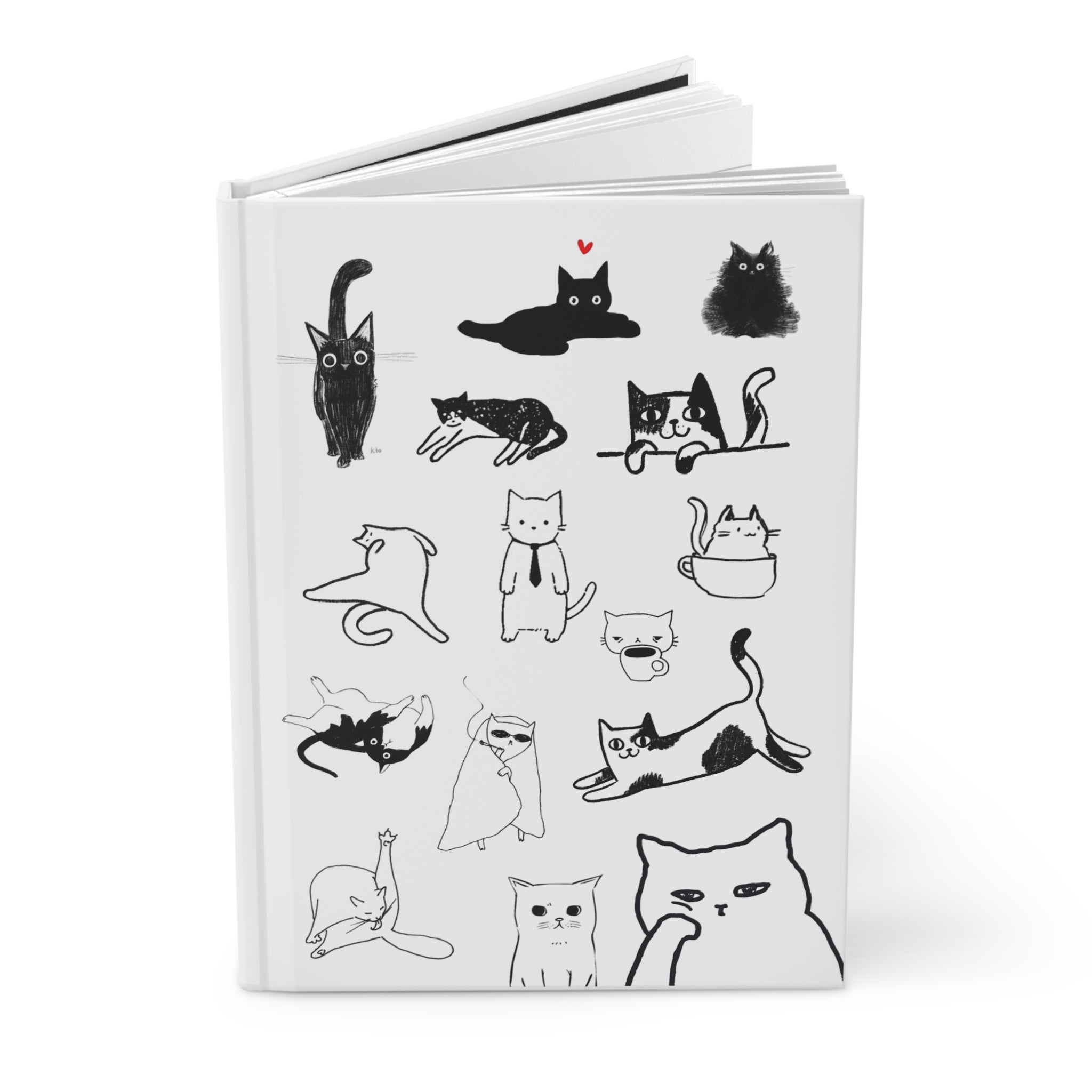 Catsy Hardcover Journal