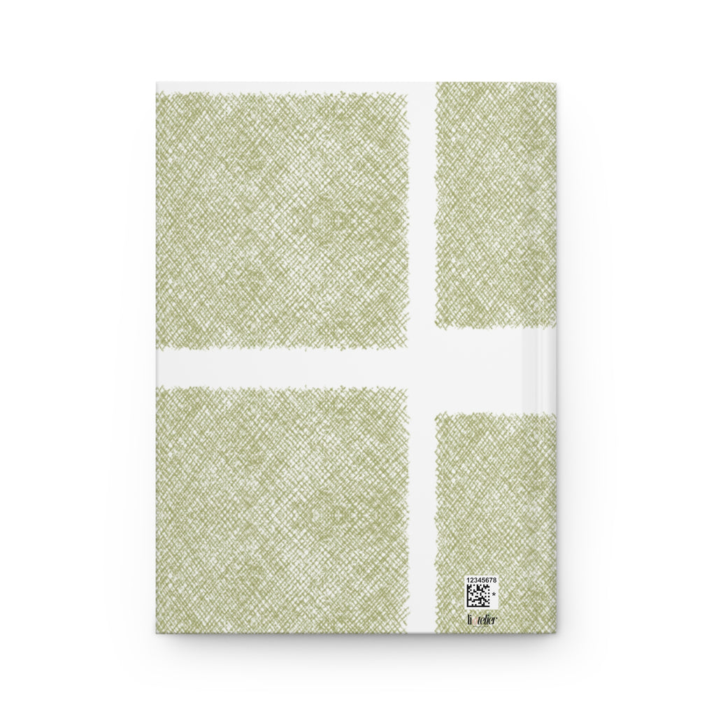 Green Abstract | Hardcover Journal