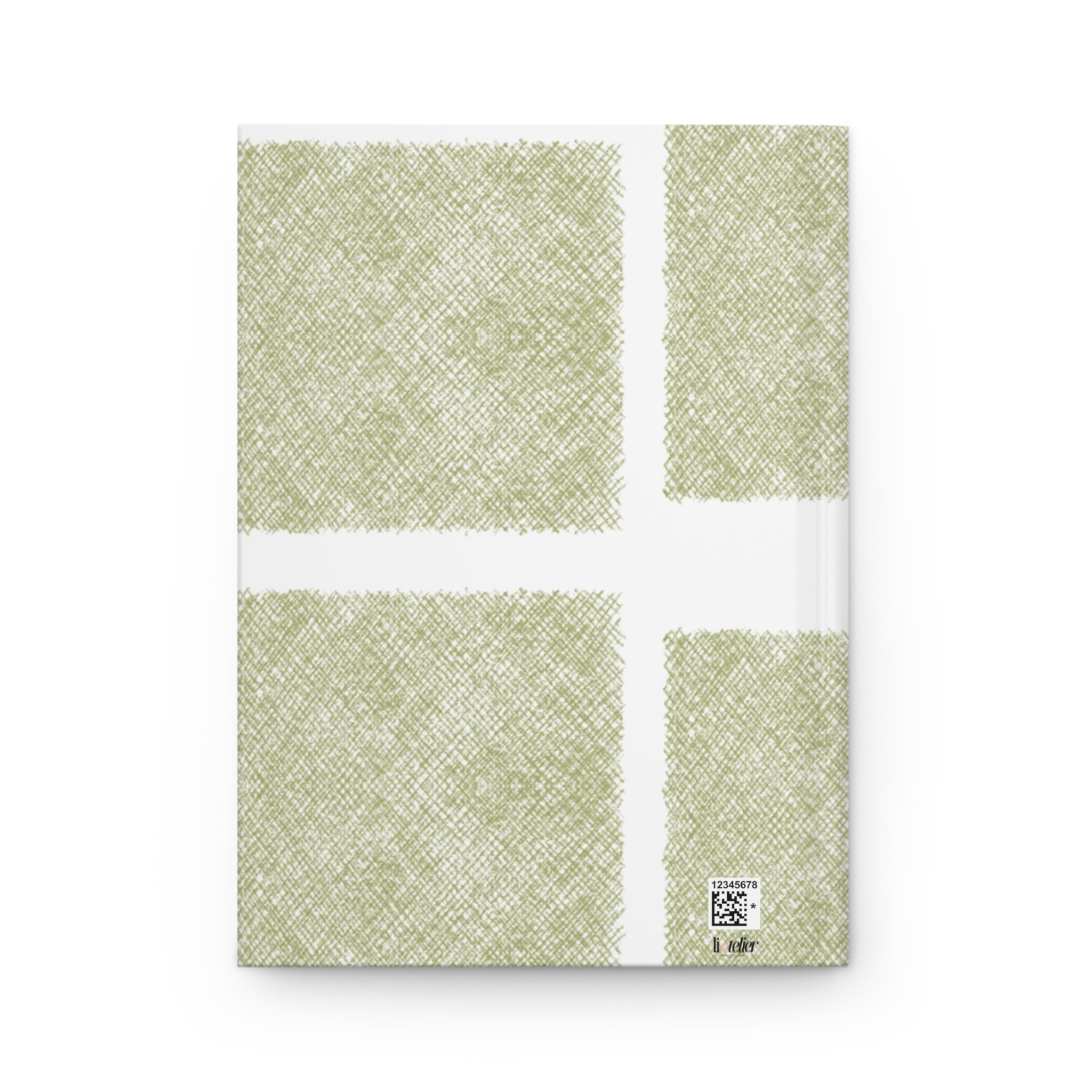 Green Abstract Hardcover Journal