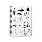 Catsy Spiral Notebook