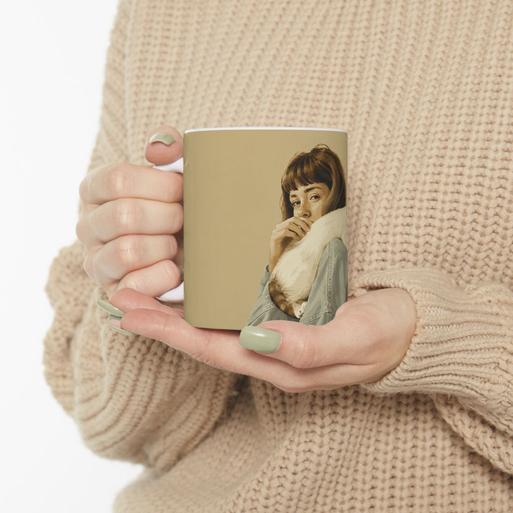Custom Pet Portrait Ceramic Mug  (11oz & 15oz)