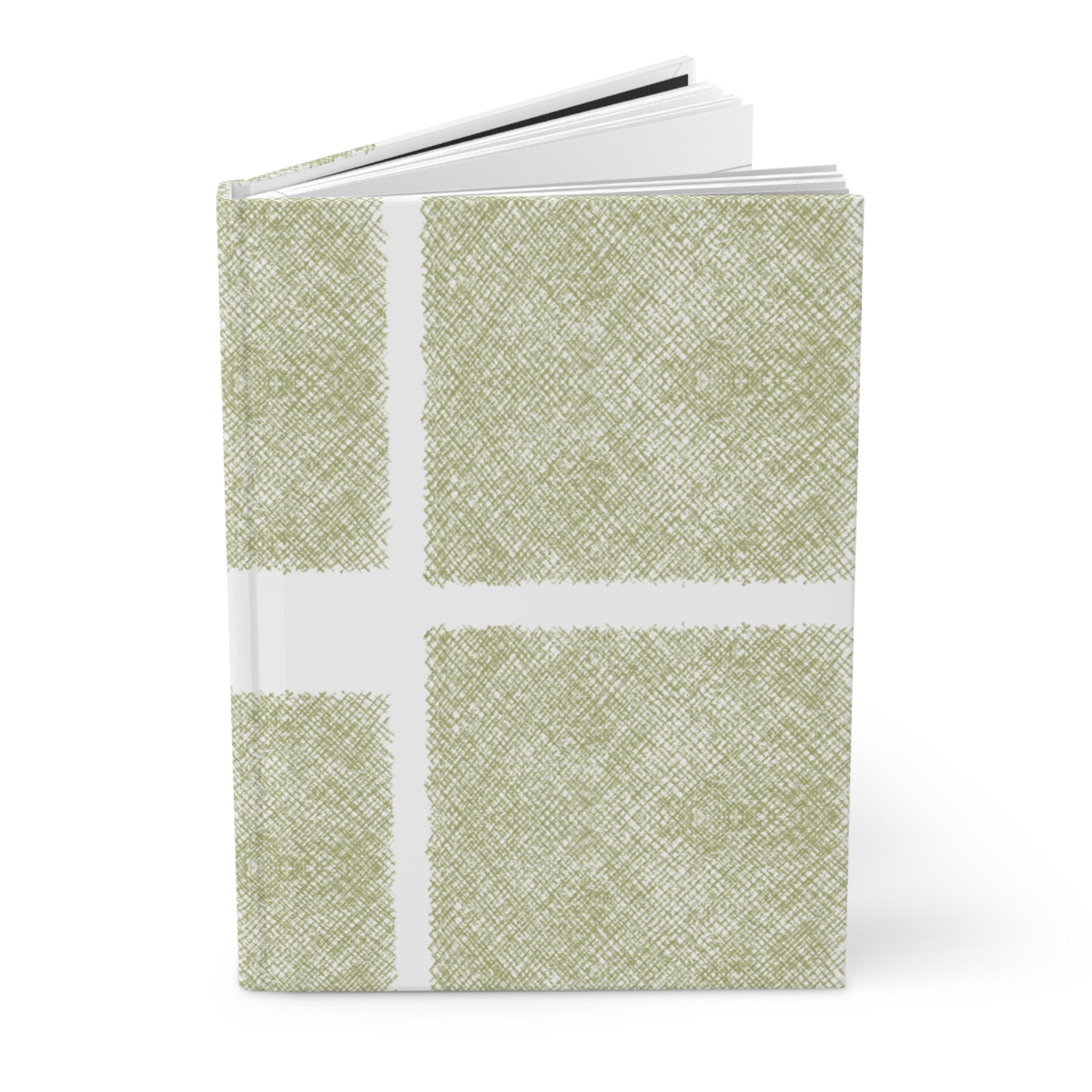 Green Abstract Hardcover Journal