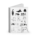 Catsy Spiral Notebook