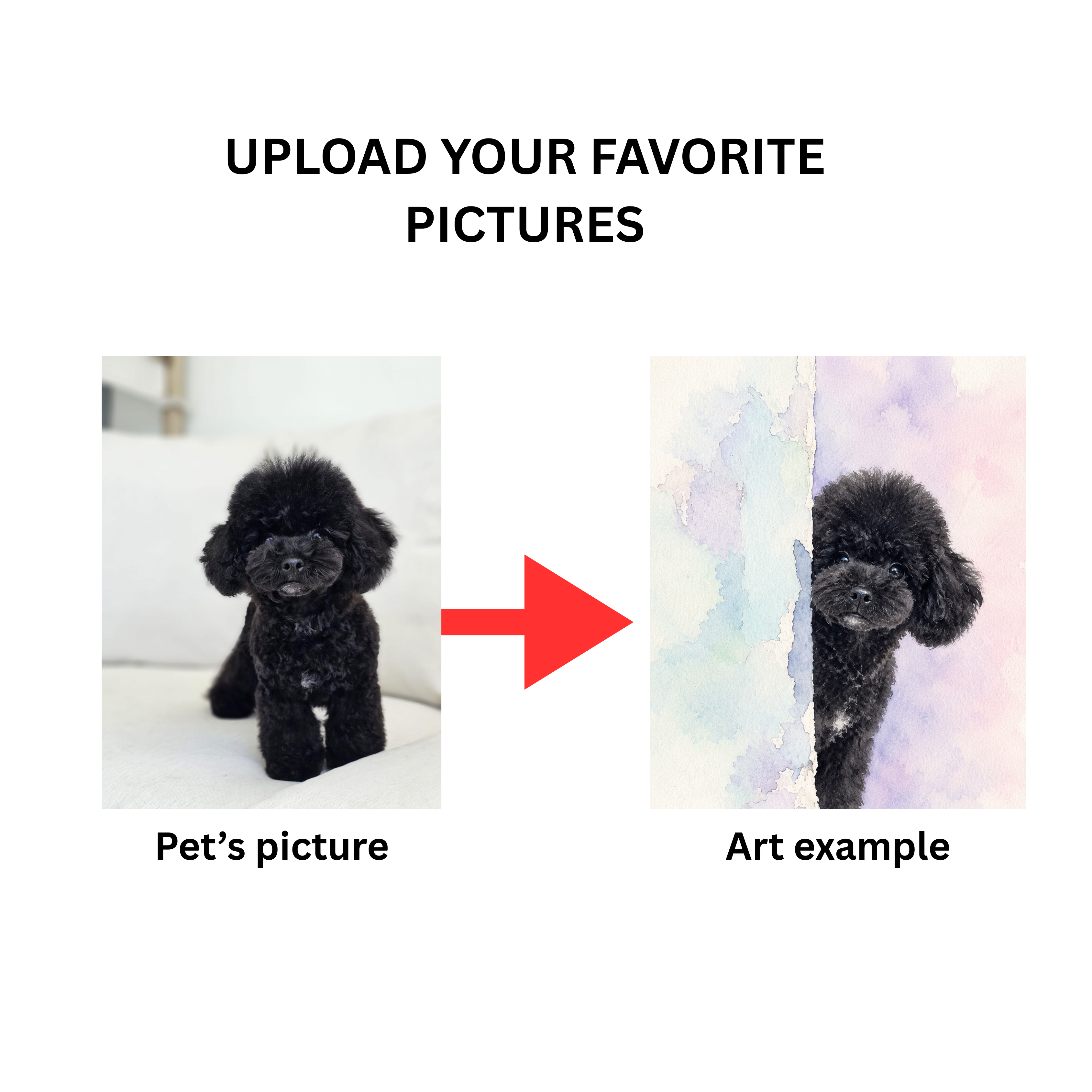 Custom Pet Portrait Ceramic Mug  (11oz & 15oz)